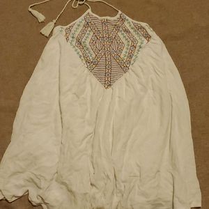 Massimo short little white dress